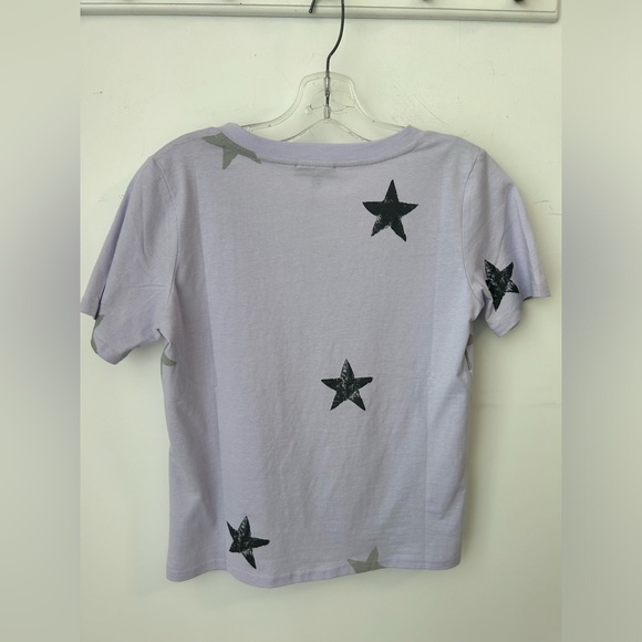 Lisa Todd Purple Star V Neck Top - Picture 4 of 4